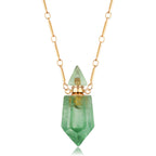 Lucas Gold Essential Oil Bottles Necklace