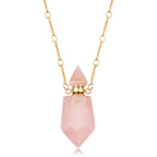 Lucas Gold Essential Oil Bottles Necklace