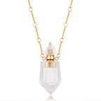 Lucas Gold Essential Oil Bottles Necklace