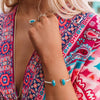 مجموعة مجوهرات Hesperus Blue Natural Turquoise