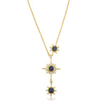 Star Druzy Diamond Chain Necklace