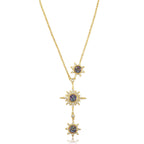 Star Druzy Diamond Chain Necklace