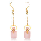 Gordon Perfume Bottle Gold Drop Earrings