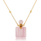 Louise Perfume Bottle Necklace Gold