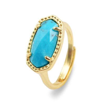 مجموعة مجوهرات Hesperus Blue Natural Turquoise