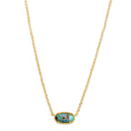 Masquerade Goldline Turquoise Stone Jewelry Set