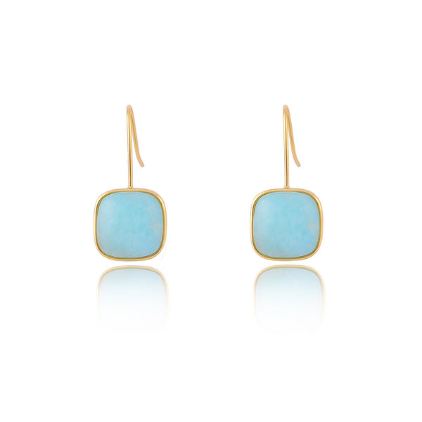 Eva Blue Amazonite Earrings