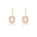 Eva White Mother of Pearl Earrings