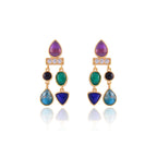 Lucia Gemstones Drop Earrings