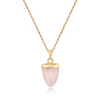 Alivia Natural Gemstone Pendant Necklace