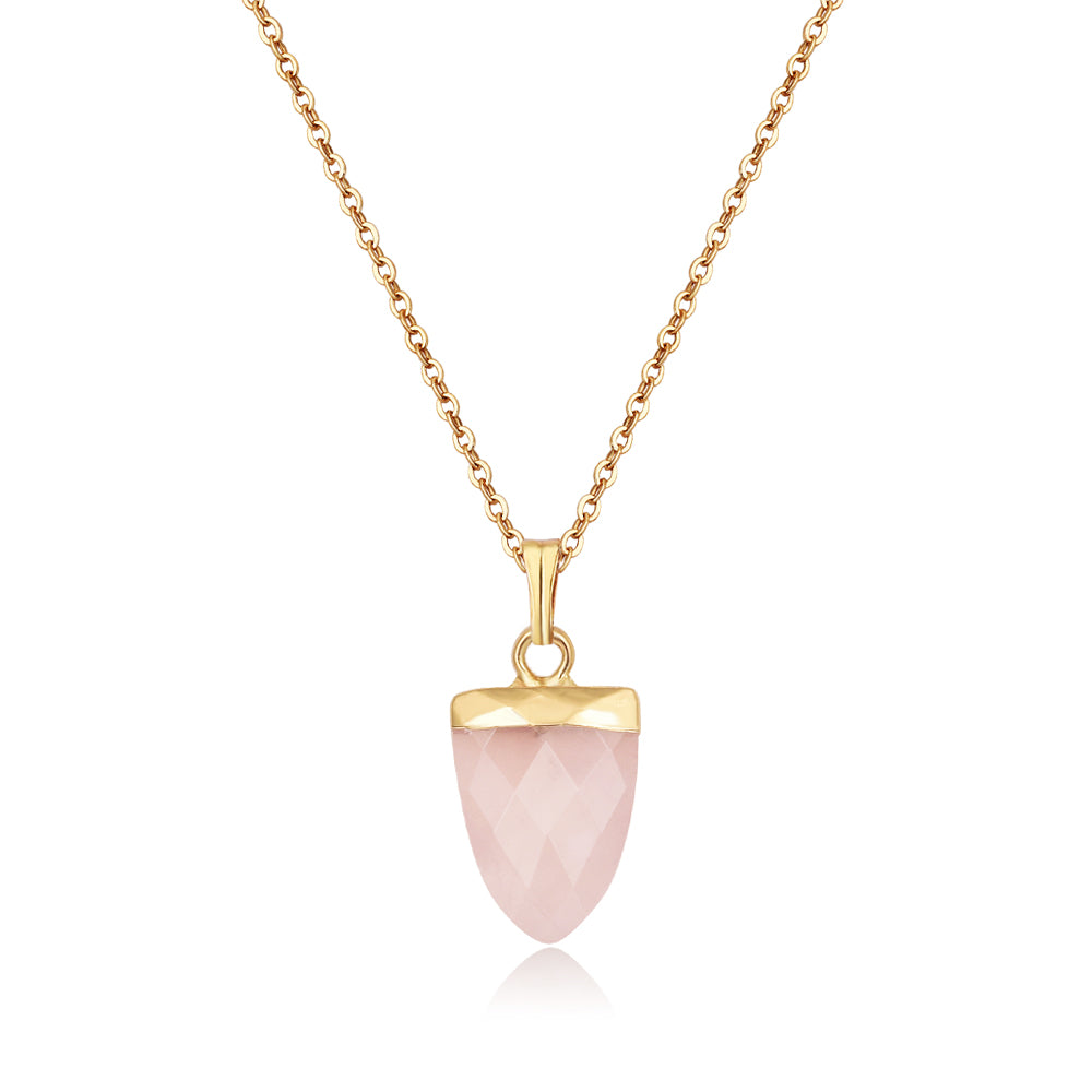 Alivia Natural Gemstone Pendant Necklace