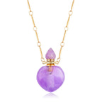 Medium Heart Perfume Bottle Necklace