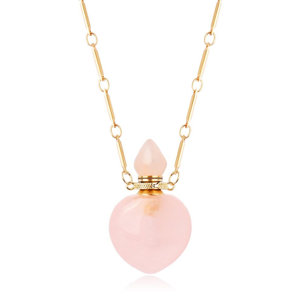 Medium Heart Perfume Bottle Necklace